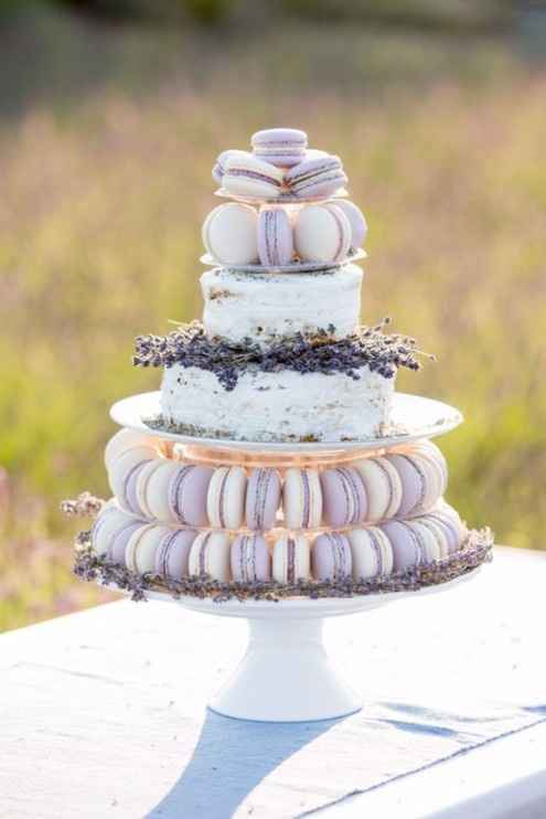 macarons também podem ser utilizados em casamento rústico