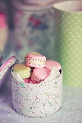 macarons na latinha 