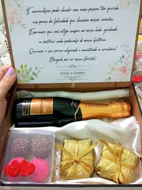 Caixinha florista completa. 