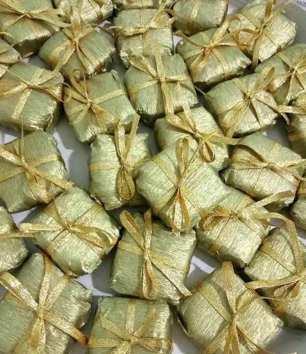 Alfajores que colocamos em todas as caixinhas.