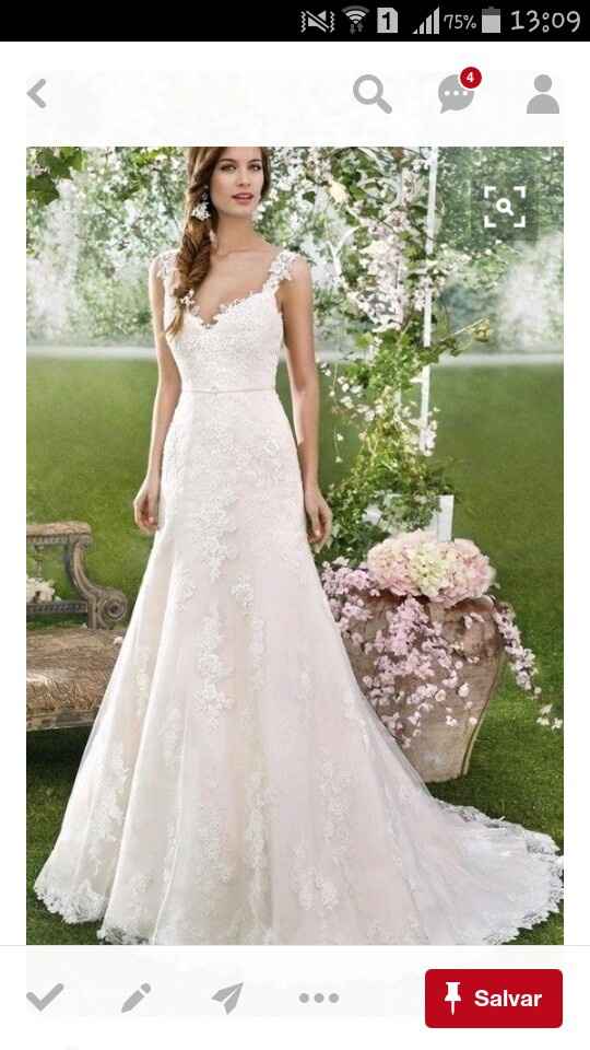 Vestido com cauda - 1