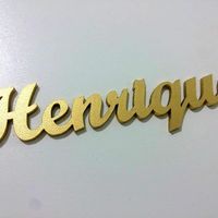 Detalhe da caixinha do pajem com o nome.