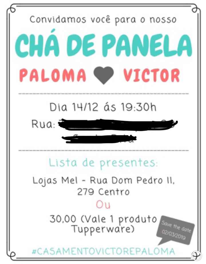 Meu chá de panela 14/12/2108 - 1