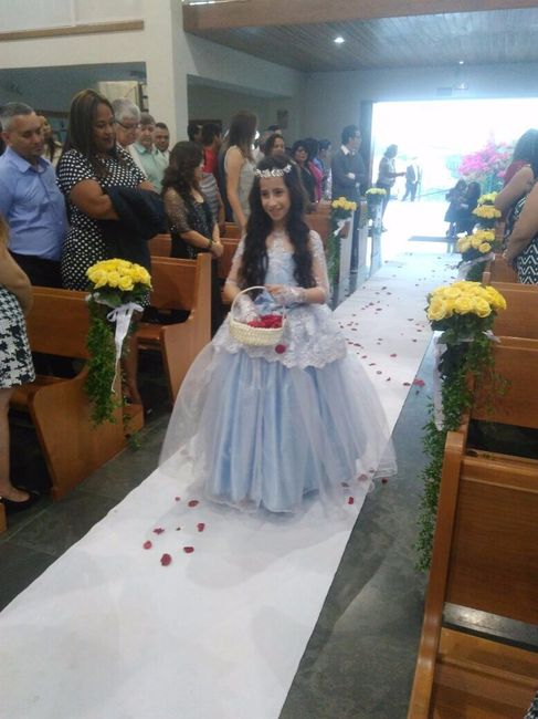 A entrada dela...