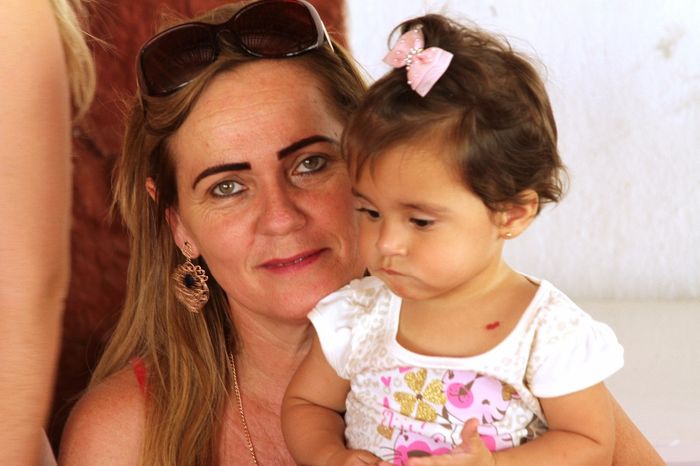 Minha mãe e minha sobrinha