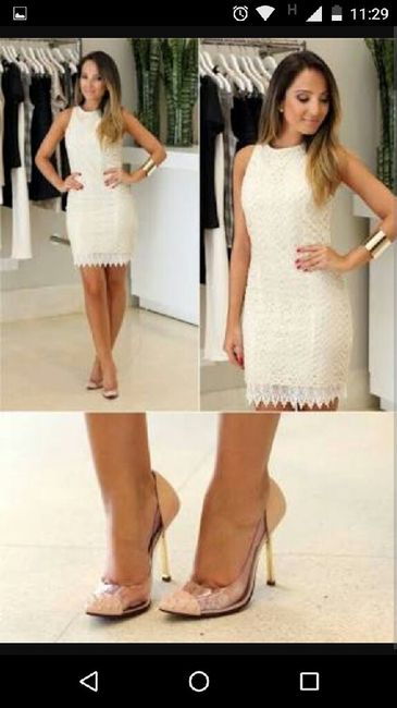 Look para casamento no civil - cartório - 1