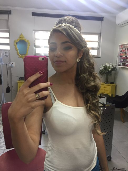  Ontem foi dia de teste de cabelo - 7