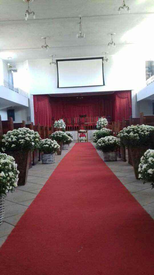 S.o.s decoração do corredor ao altar (igreja) - 1