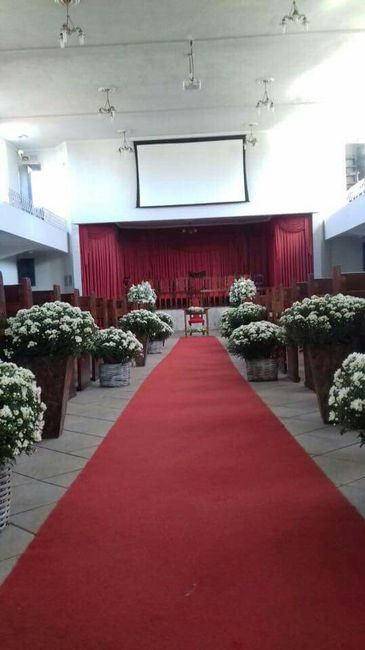S.o.s decoração do corredor ao altar (igreja) - 1