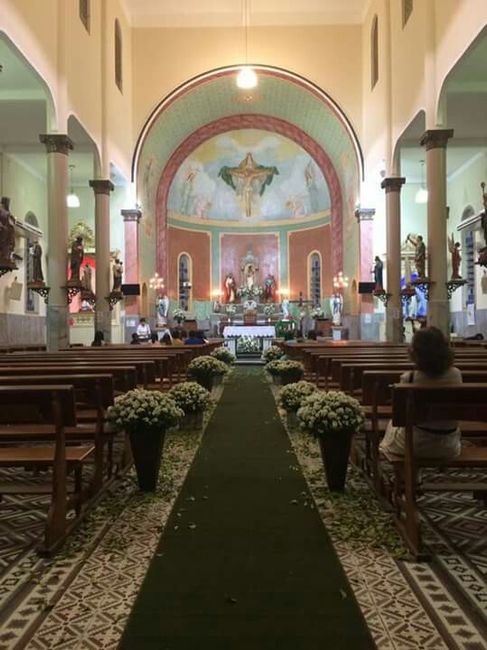 S.o.s decoração do corredor ao altar (igreja) - 2