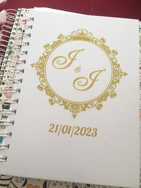 Você tem um diário/planner/agenda da noiva? 1