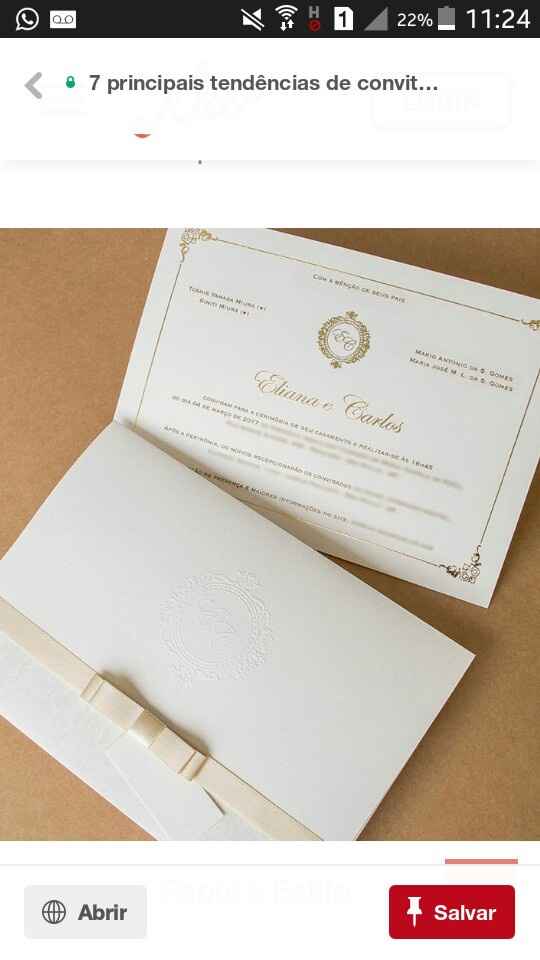  Dúvida sobre convites de casamento - 1