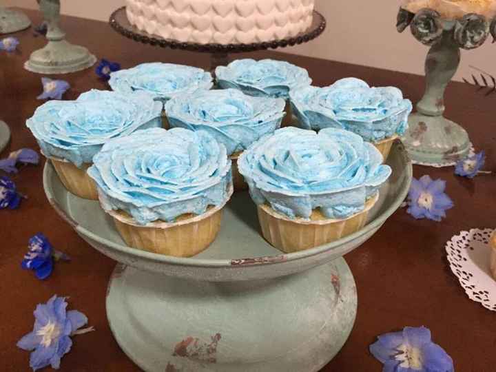 Cupcakes de rosa