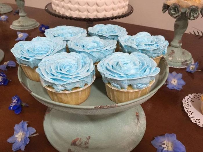 Cupcakes de rosa