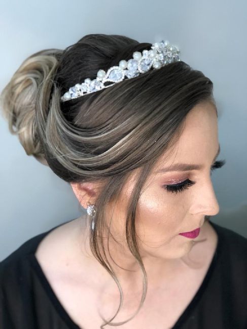Teste de maquiagem e penteado - 4
