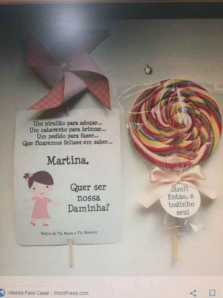 Convite de Daminhas e Pajens - 1
