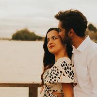 Nosso pré-wedding na cafeteria + orla da lagoa 🥰🤎☕️ - 14