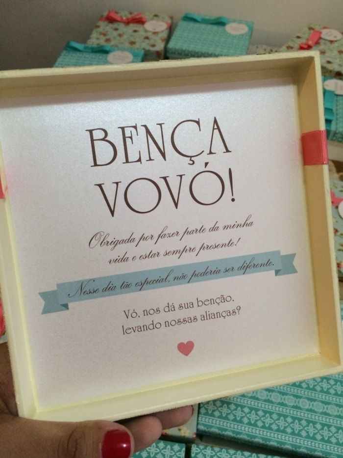Avós para entrada das alianças - 1