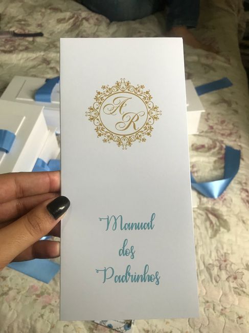 Caixa convite dos padrinhos veem ver 😍😍 - 8