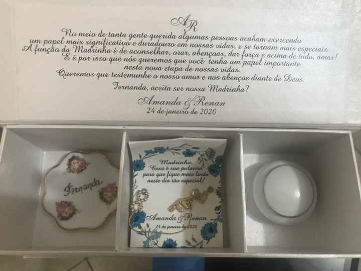 Caixa convite dos padrinhos veem ver 😍😍 - 2