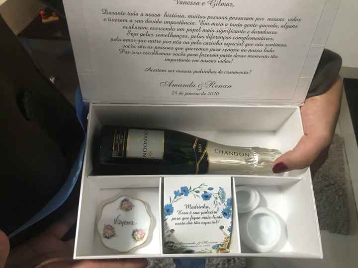 Caixa convite dos padrinhos veem ver 😍😍 - 4