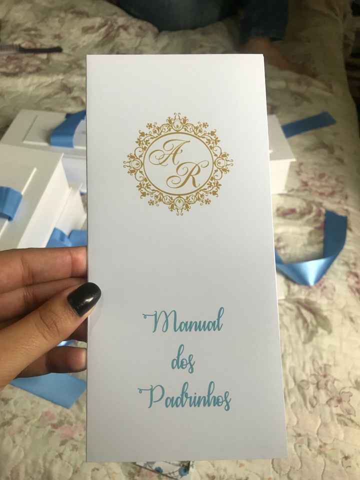 Caixa convite dos padrinhos veem ver 😍😍 - 8