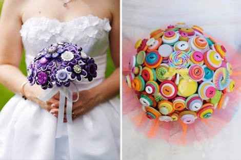 Buquê Broches/ Botões