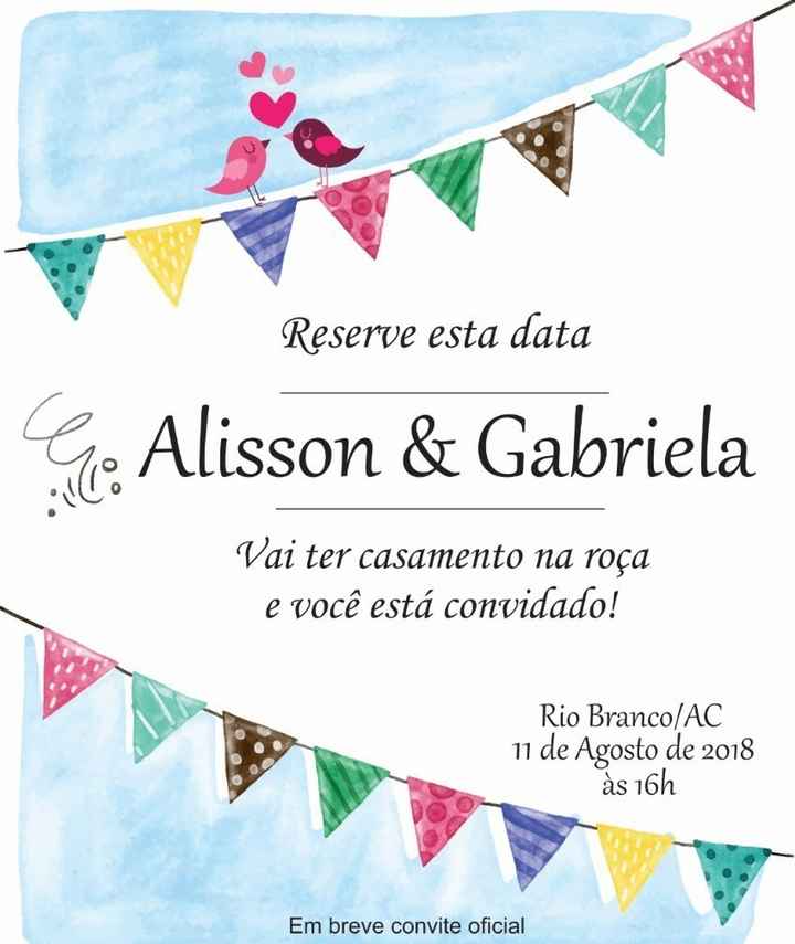 Arte do Save The Date