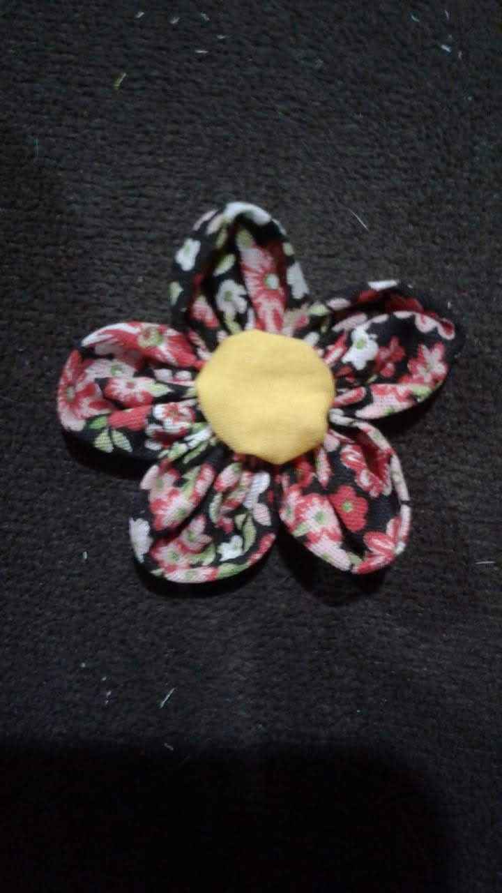 Flor de fuxico