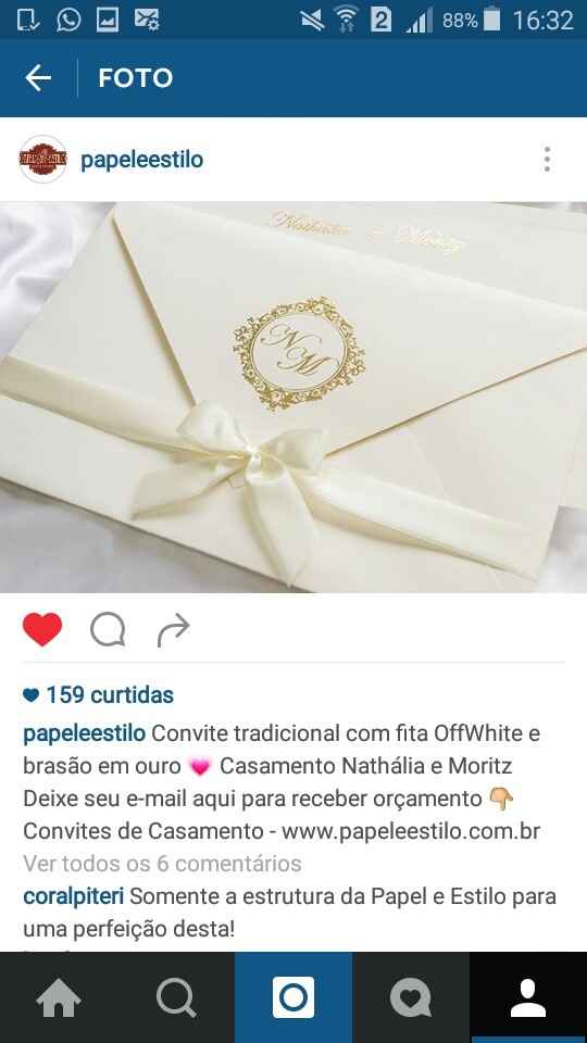 Meu convite de casamento - 1
