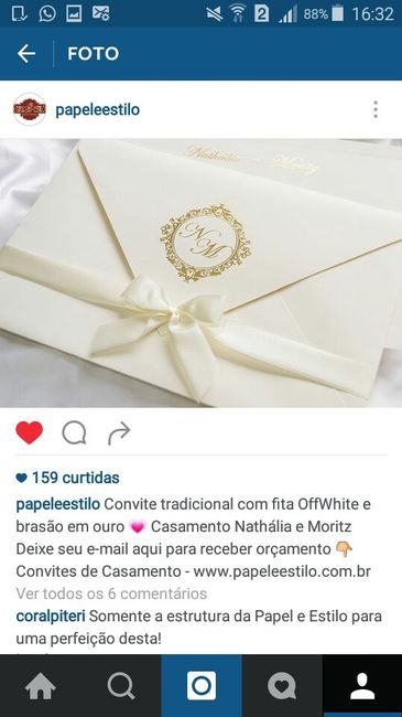 Meu convite de casamento - 1