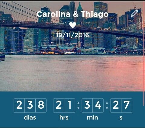 Tem alguém contando os dias para o sim? - 1