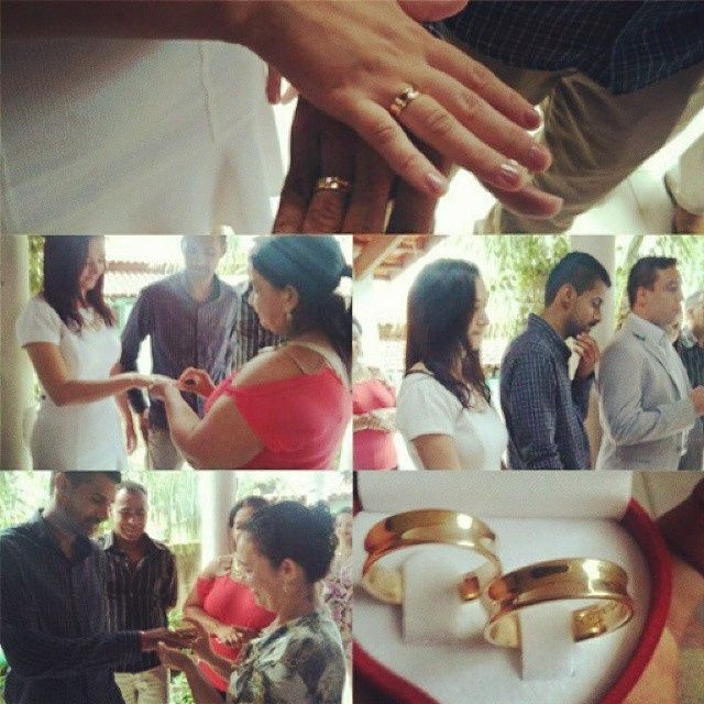 Eu e meu amor no nosso noivado!