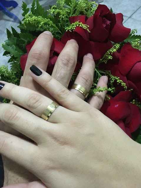 Foto do dia em que ele me pediu em casamento 