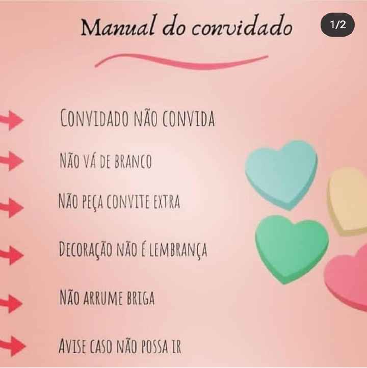 Manual de convidados - 1