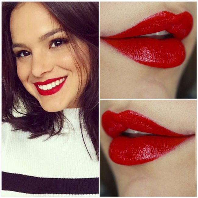 Batom vermelho inspiração