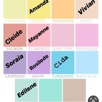 Madrinhas candy colors e a decoração da festa ? Como harmonizar sem ficar muito colorido ? - 1