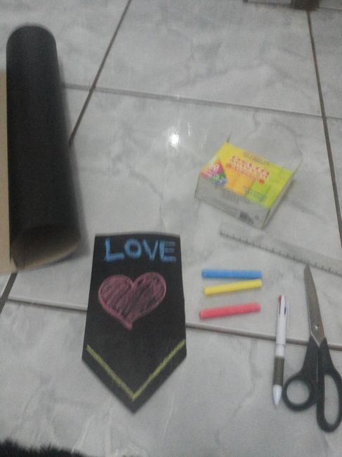 Diy banderolas para o chá