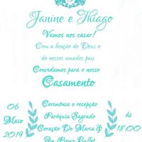  Fiz meu convite! 😍😍😍😍😍 - 1