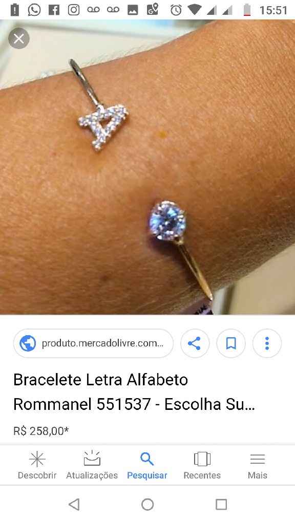 Bracelete com Iniciais *** Indicações!!! - 1