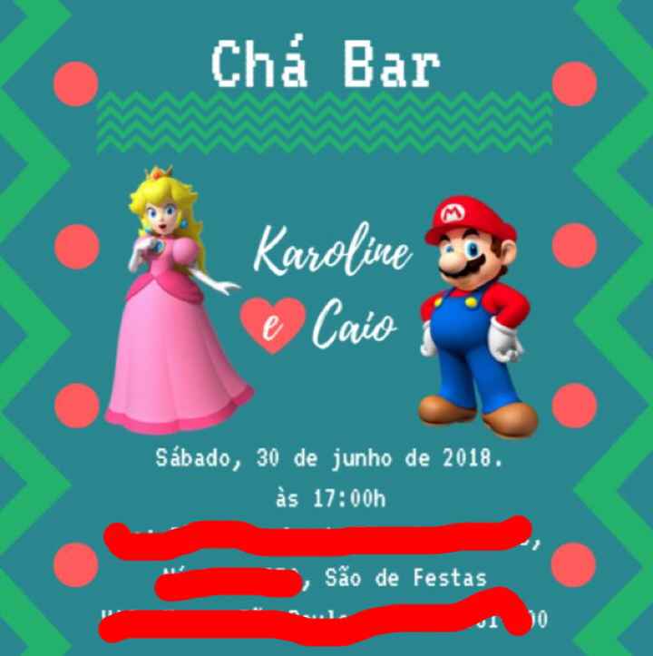  Convite do Chá Bar, qual escolher?! - 2