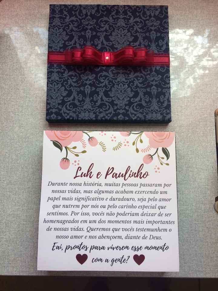  Convites para os Padrinhos! #prontos #diy - 3