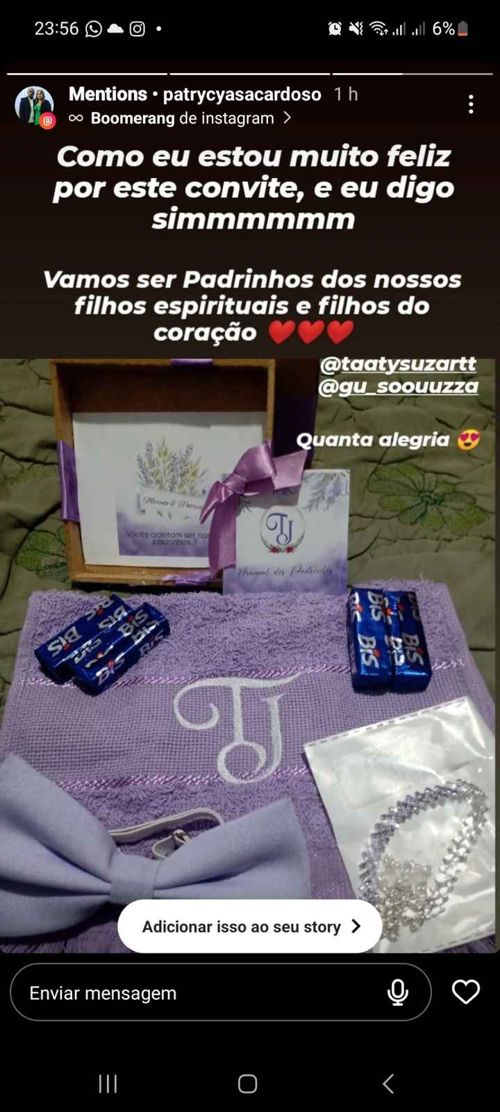 Poste AQUI uma foto da lembrancinha que vão dar para as pessoas convidadas🎁👇 - 1