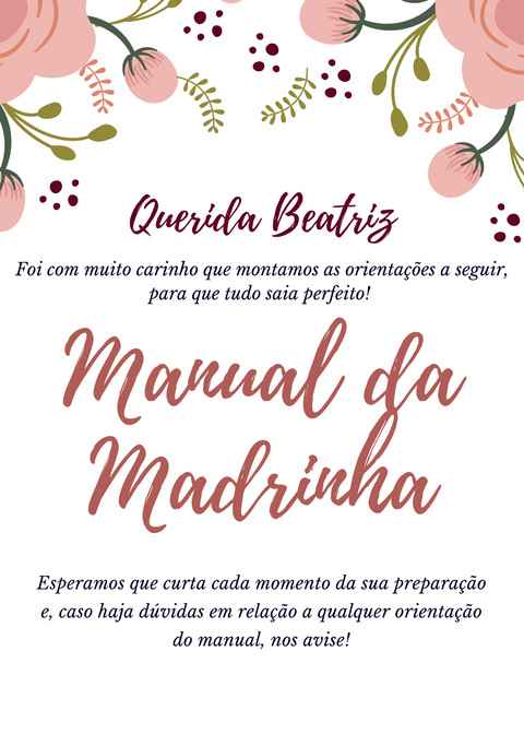  Meu Manual da Madrinha! #pronto #vemver - 1