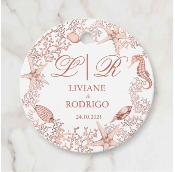 Identidade visual casamento tema praia! Vem ver! - 1