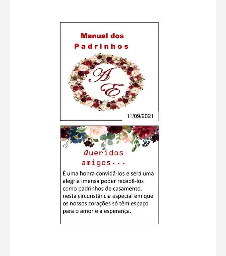 Manual dos padrinhos - 1