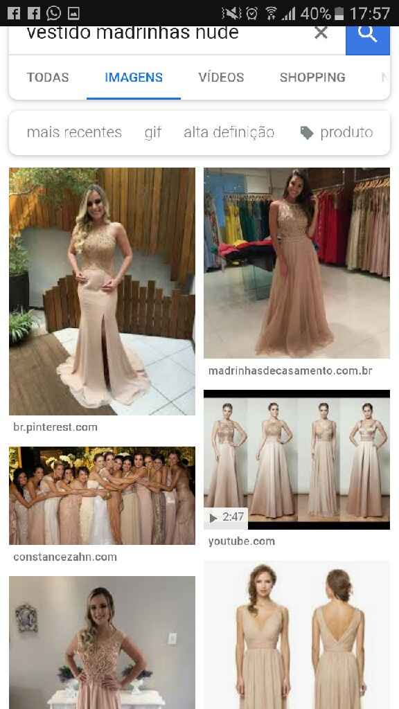 Vestido das madrinhas - 2