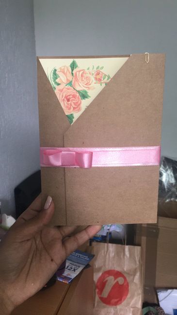 Diy 3 Convite de casamento rústico 3