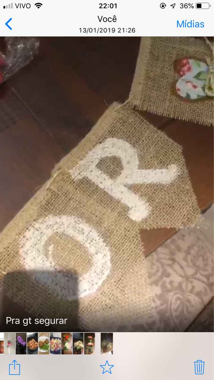 Diy 6 Bandeirola de juta - 5