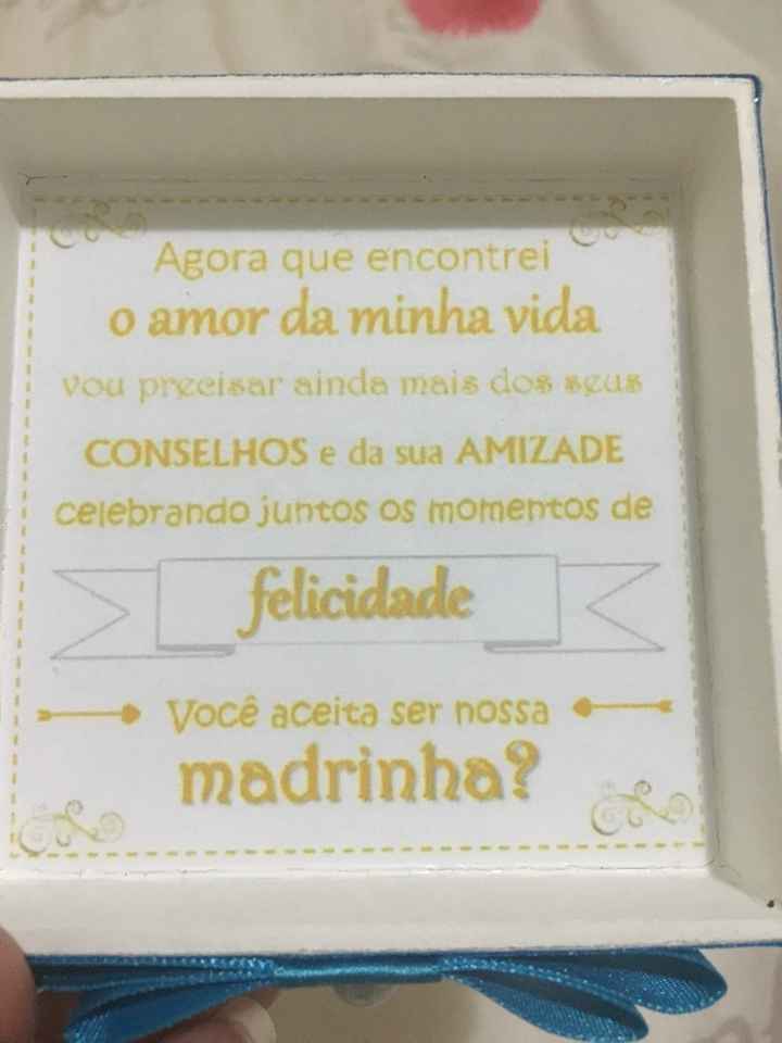 O convite dos padrinhos chegou #vemver - 2
